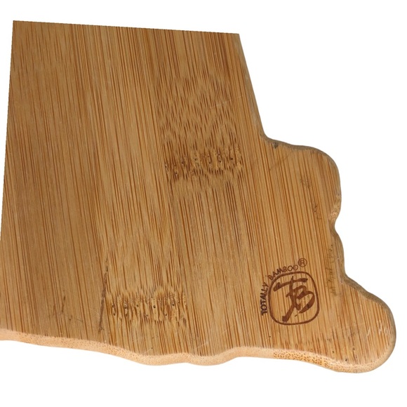 🆕 Rhode Island State Shaped Bamboo Serving Cutting Charcuterie Board - Picture 5 of 6